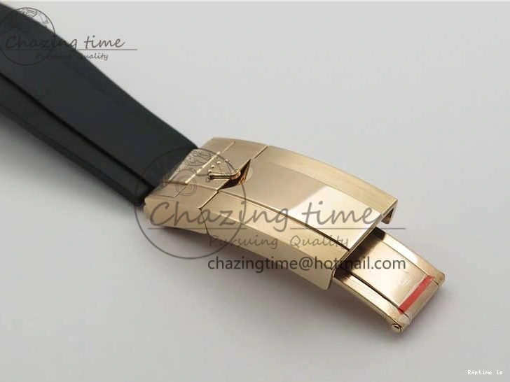 1224 Daytona 116515 Noob 1:1 Best Edition Chocolate Dial Lume Markers on Black Rubber Strap SA4130 (Free Extra Strap) V Stylish 2976